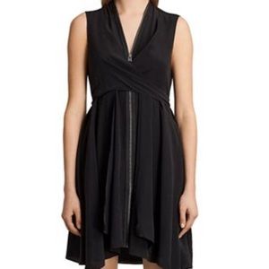 Jayda burgundy silk dress US 0